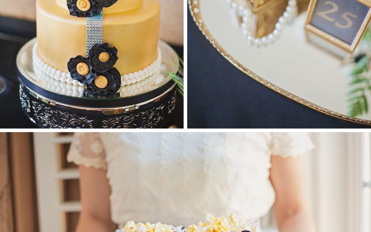 Featured on 100 Layer Cake Blog:  Great Gatsby Roaring mid-20's Birthday Party