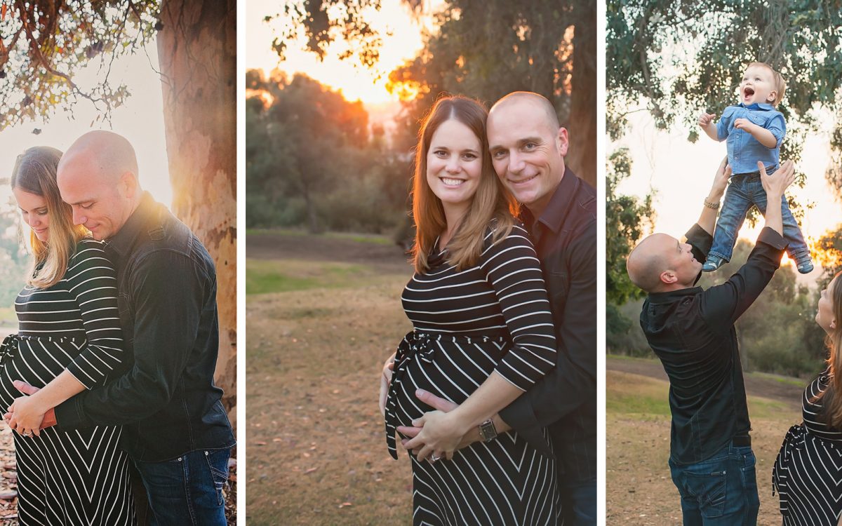 San Diego Maternity Lifestyle Photographer:  Adorable Family at Presidio Park